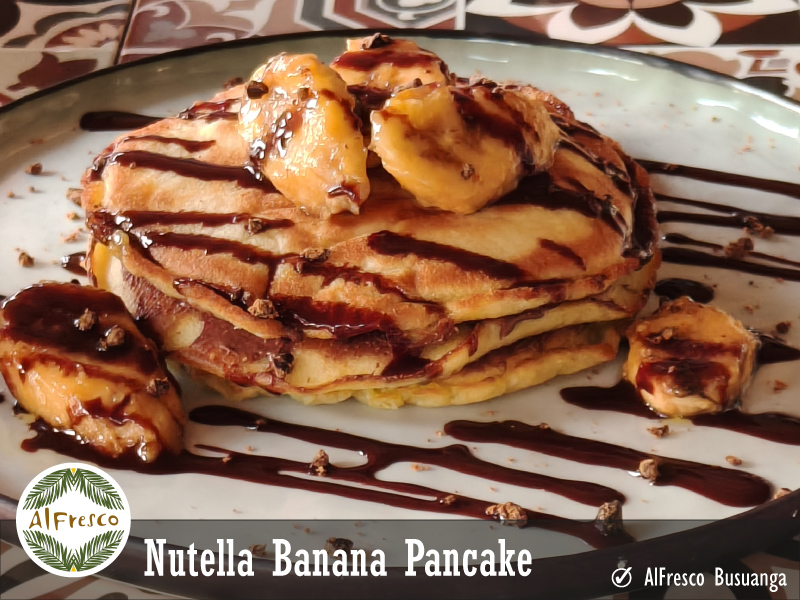 Nutella Banana Pancake Alfresco