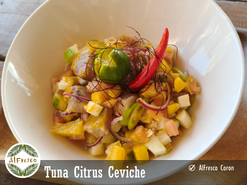 Tuna Citrus Ceviche Alfresco